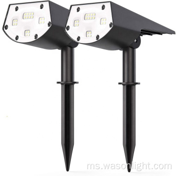 Wason Wholesale 20Led dinaik taraf Ultra Bright IP65 Outdoor Waterproof Landscape Solar Spotlight Wireless Garden Lawn Light